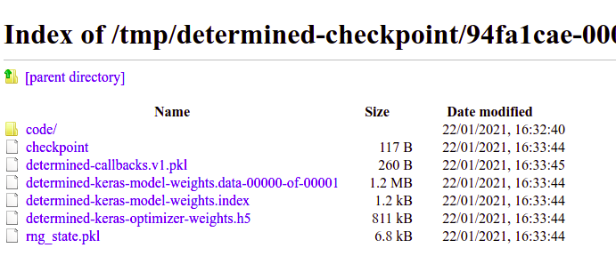 Pickle file, weights